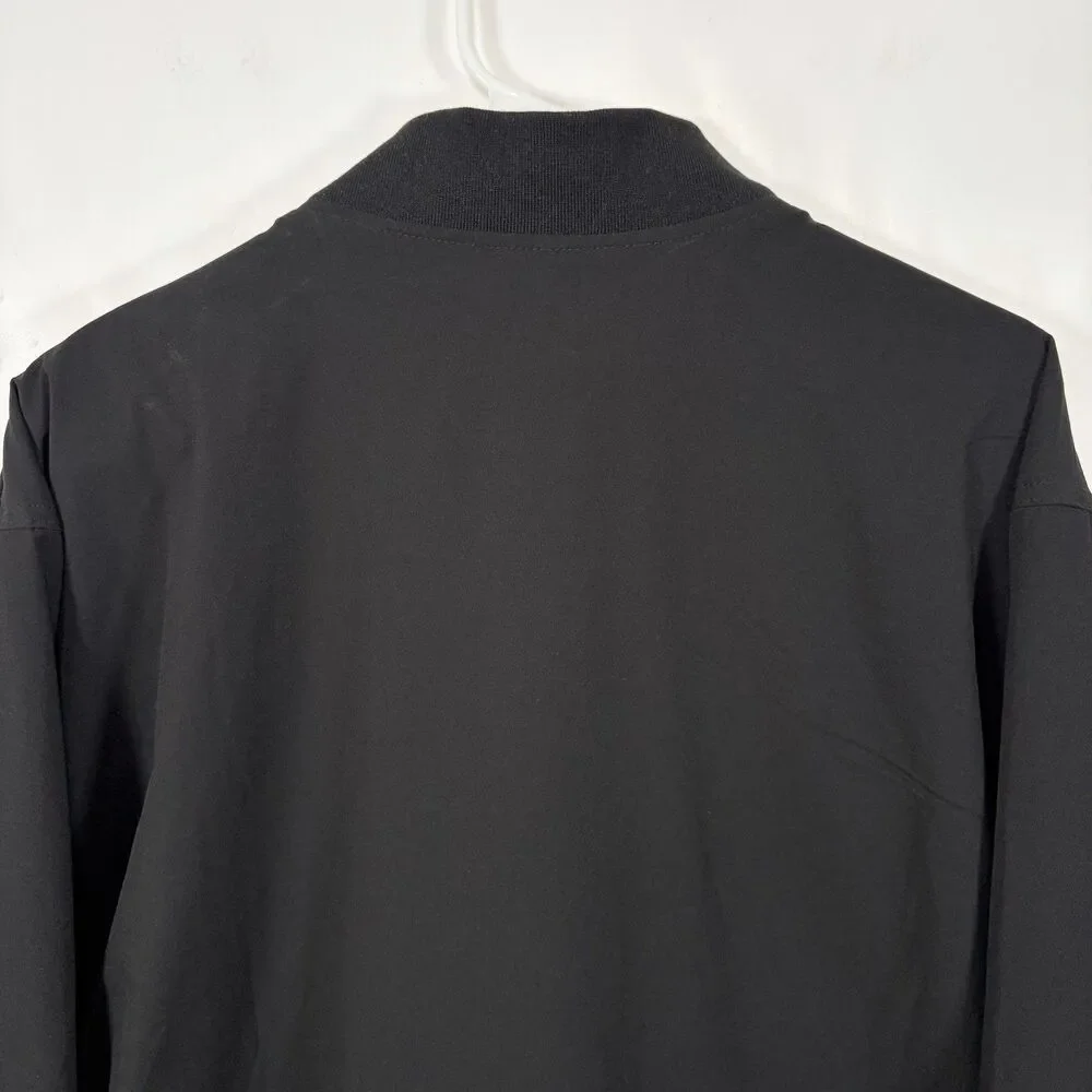 Banana Republic Full Zip Insulated Bomber Jacket Mens XXL 2XL Snap Pockets EUC